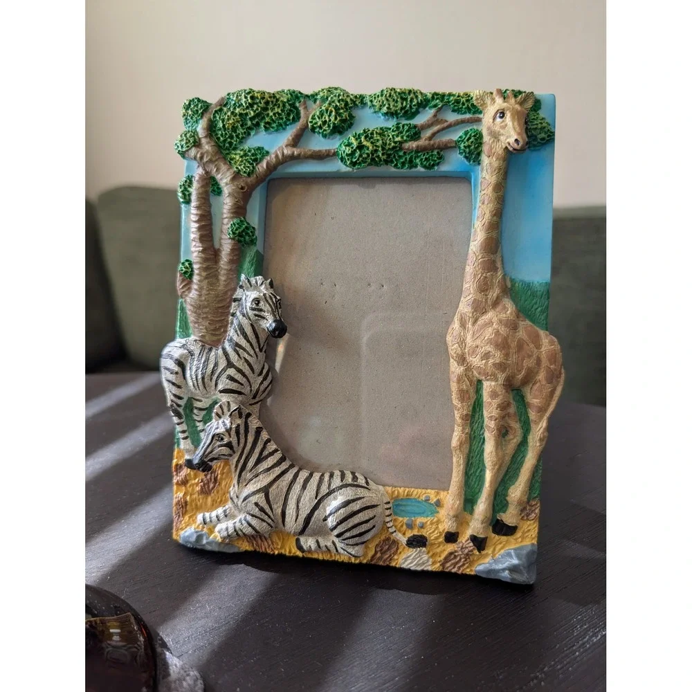 San Diego Zoo Photo Frame Wild Animal Park Safari 3D Resin 5x7 Picture Nostalgia